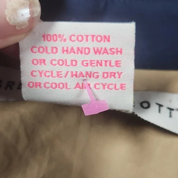 Gretchen Scott Womens Navy Blue Cotton Drawstring Waist Shirt Dress Small - Picture 7 of 10